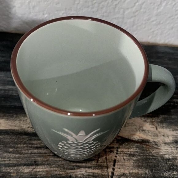 Hawaii Etched Mug With Pineapple Design 16oz - Picture 3 of 6